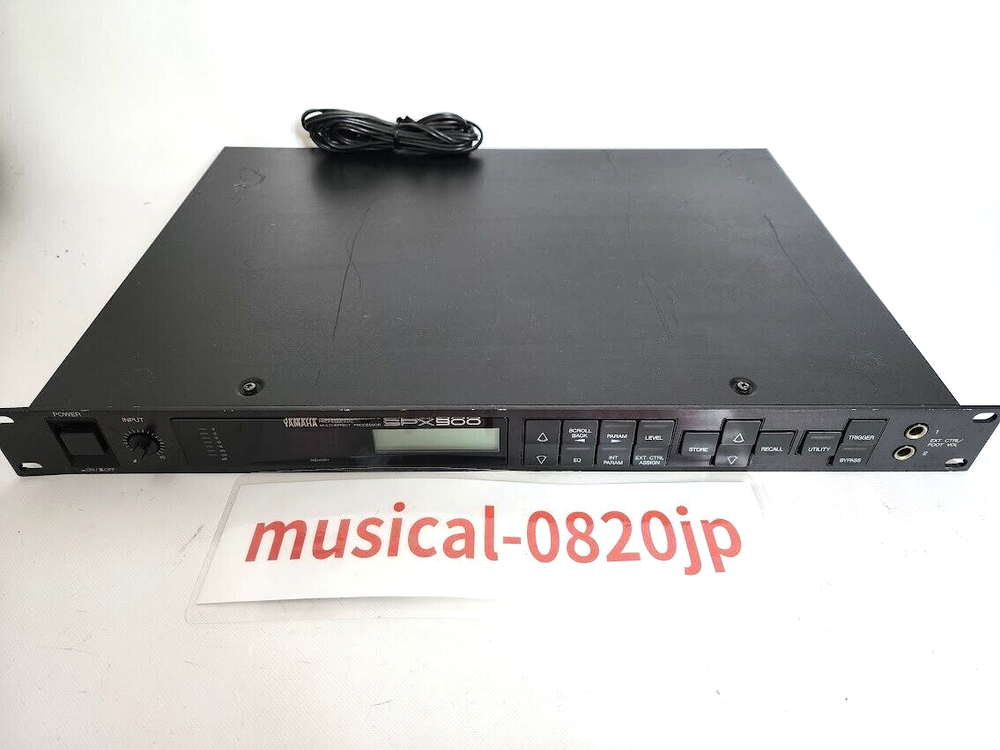 YAMAHA SPX900 Professional Multi-Effects Sound Processor working
