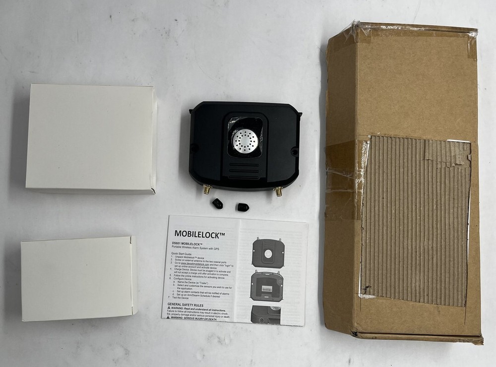 MOBILELOCK DS601 PORTABLE WIRELESS ALARM SYSTEM WITH GPS