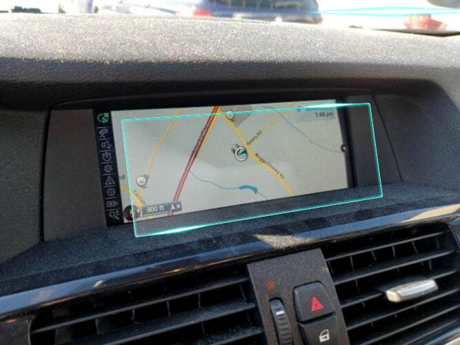 Crystal Clear Screen Protector for 2014 BMW X3 Vehicle Navigation