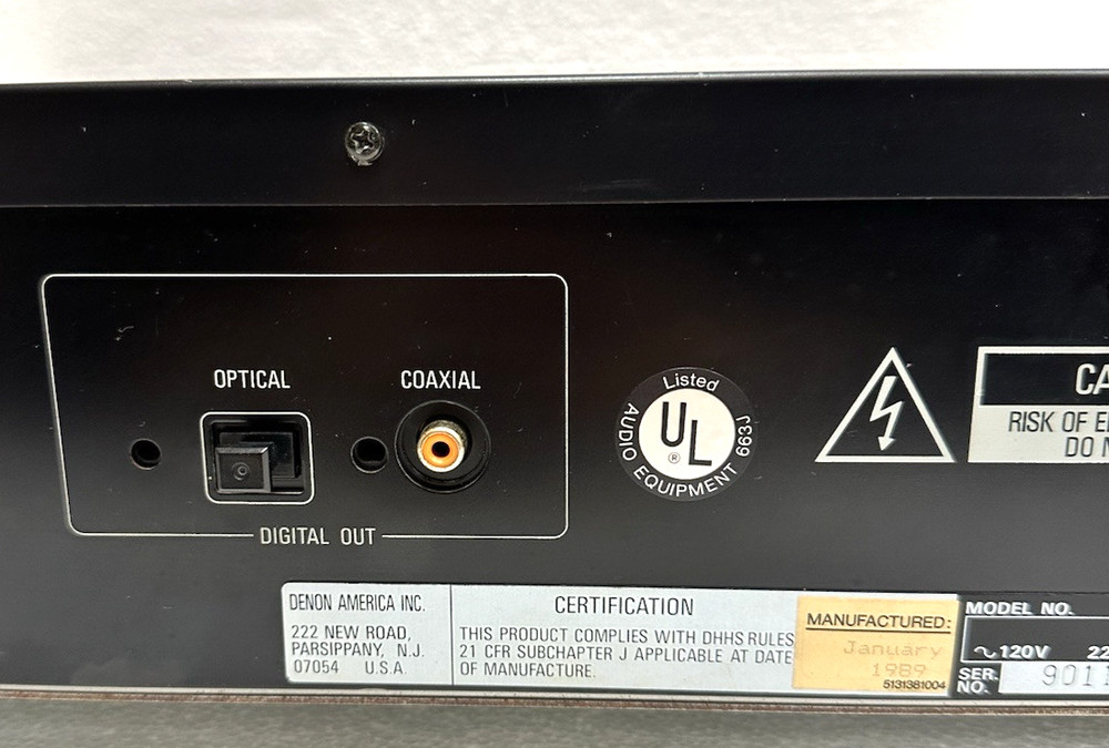 Denon DCD-1520 CD Player Tested & Working! READ!