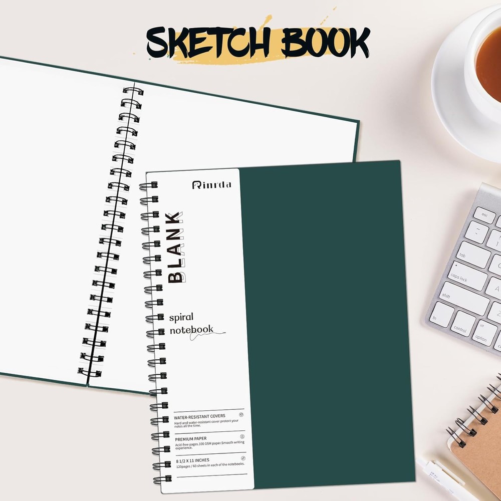 Notebook Spiral Notebook - Notebook 120 Pas 100 GSM Thi Blank