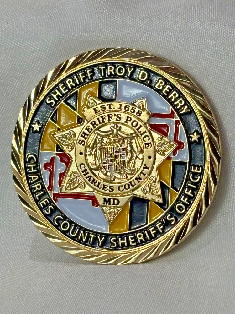 Charles County Sheriff's Office Challenge Coin CCSO Pride MD