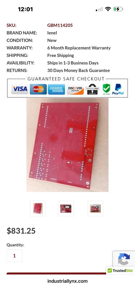 Lenel LNL-1320-2RP Dual Reader Interface Module