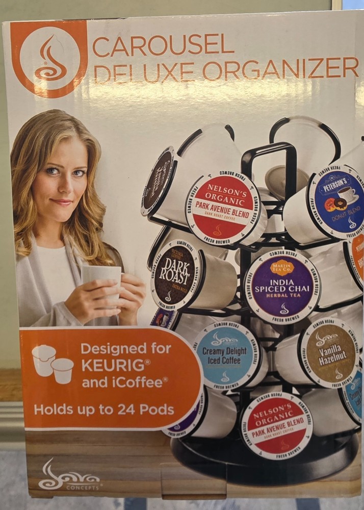 keurig k cup holder carousel