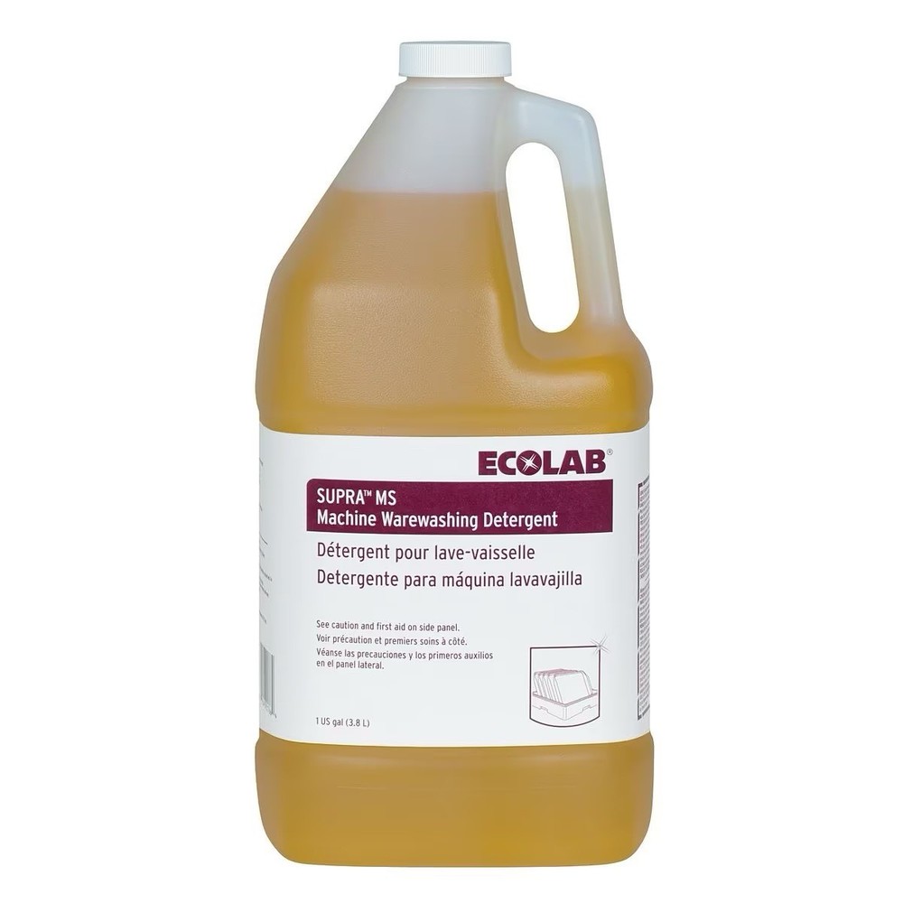 Ecolab Supra MS Machine Warewashing Detergent (1 Gallon)