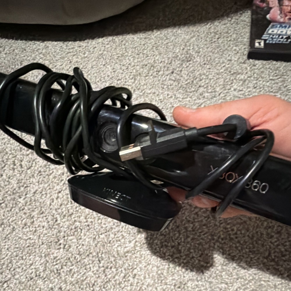 Microsoft Xbox 360 Kinect Motion Sensor Camera Black USB for Xbox 360 Console