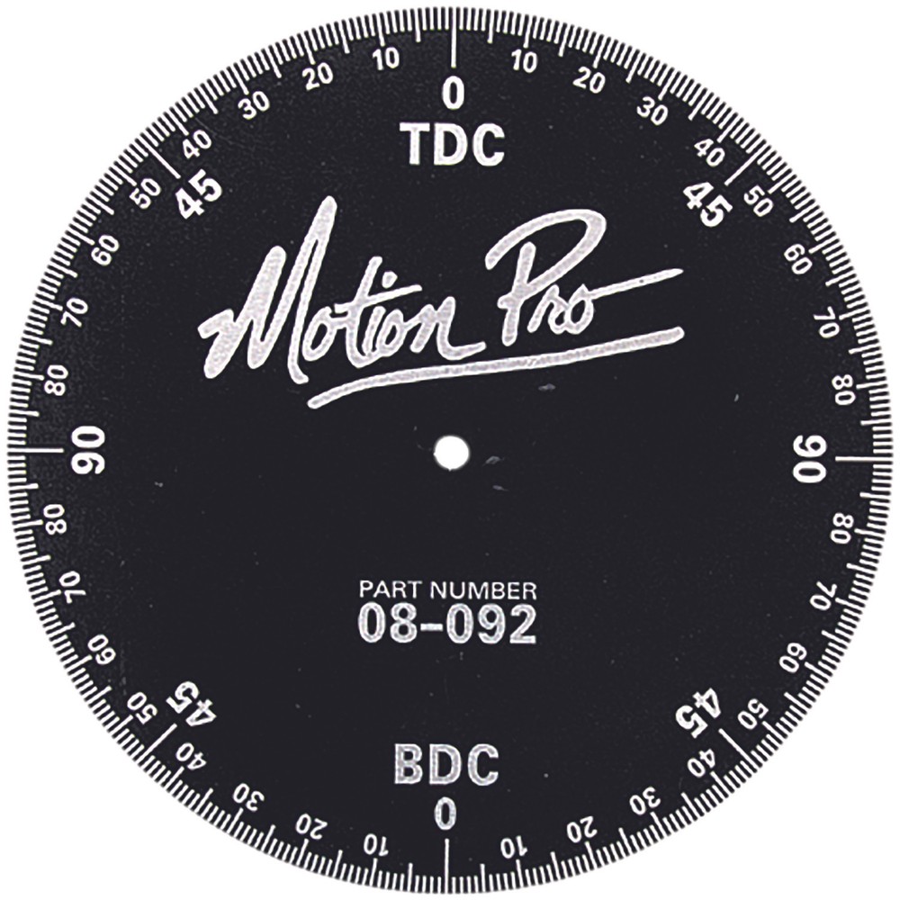 MOTION PRO 08-0092 Degree Wheel for Engine Timing and Setup