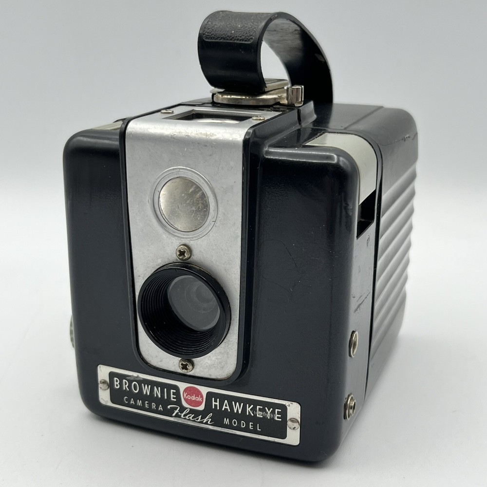 Kodak Brownie Hawkeye Camera - Camera Flash Model - Vintage - Not Tested