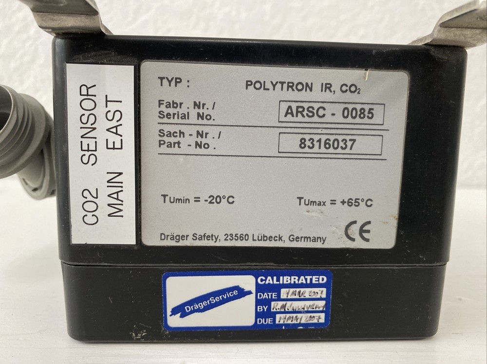 Drager Polytron 8316037 IR CO2 Fixed Gas Detector