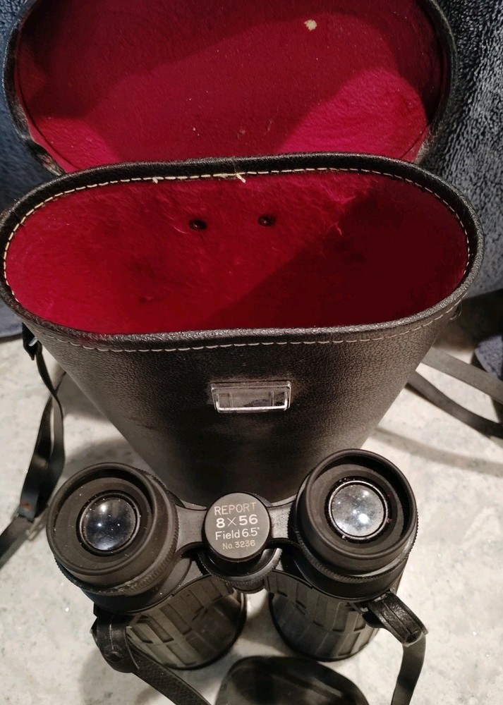 Vintage REPORT 8x56 Binoculars – Large Objective Lens