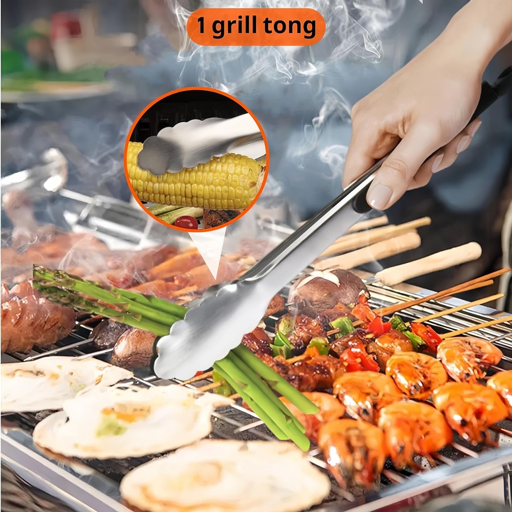 Onlyfire Griddle Accessories Kit, 9PCS Flat Top Grill 9pcs, silver