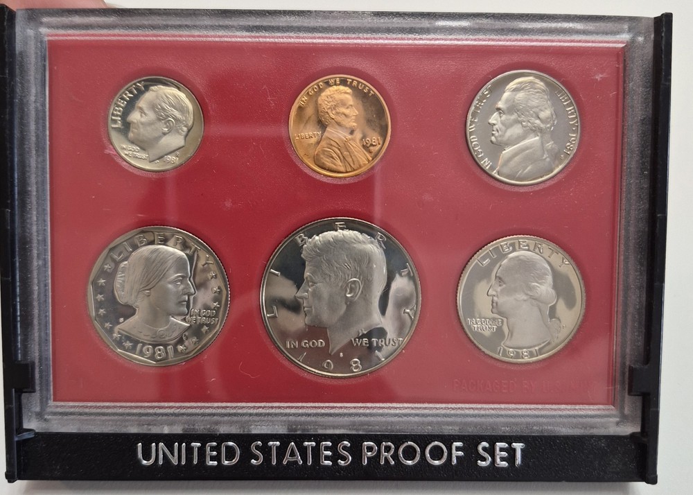 1981-S US Mint Proof Set (No Outer Box)