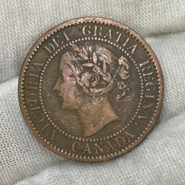 1859 Canada One Cent Coin