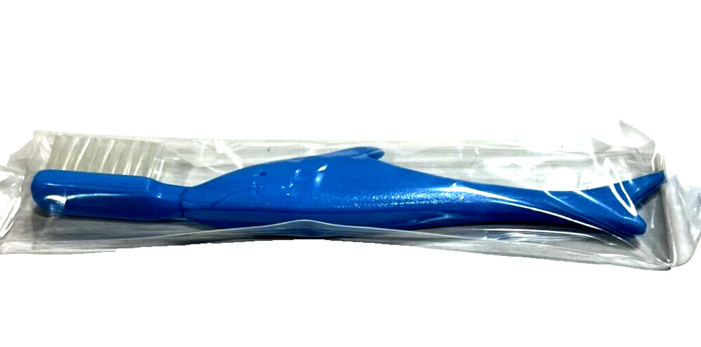 Blue Kids Fun Tooth Brushes Fish (5-Pack)