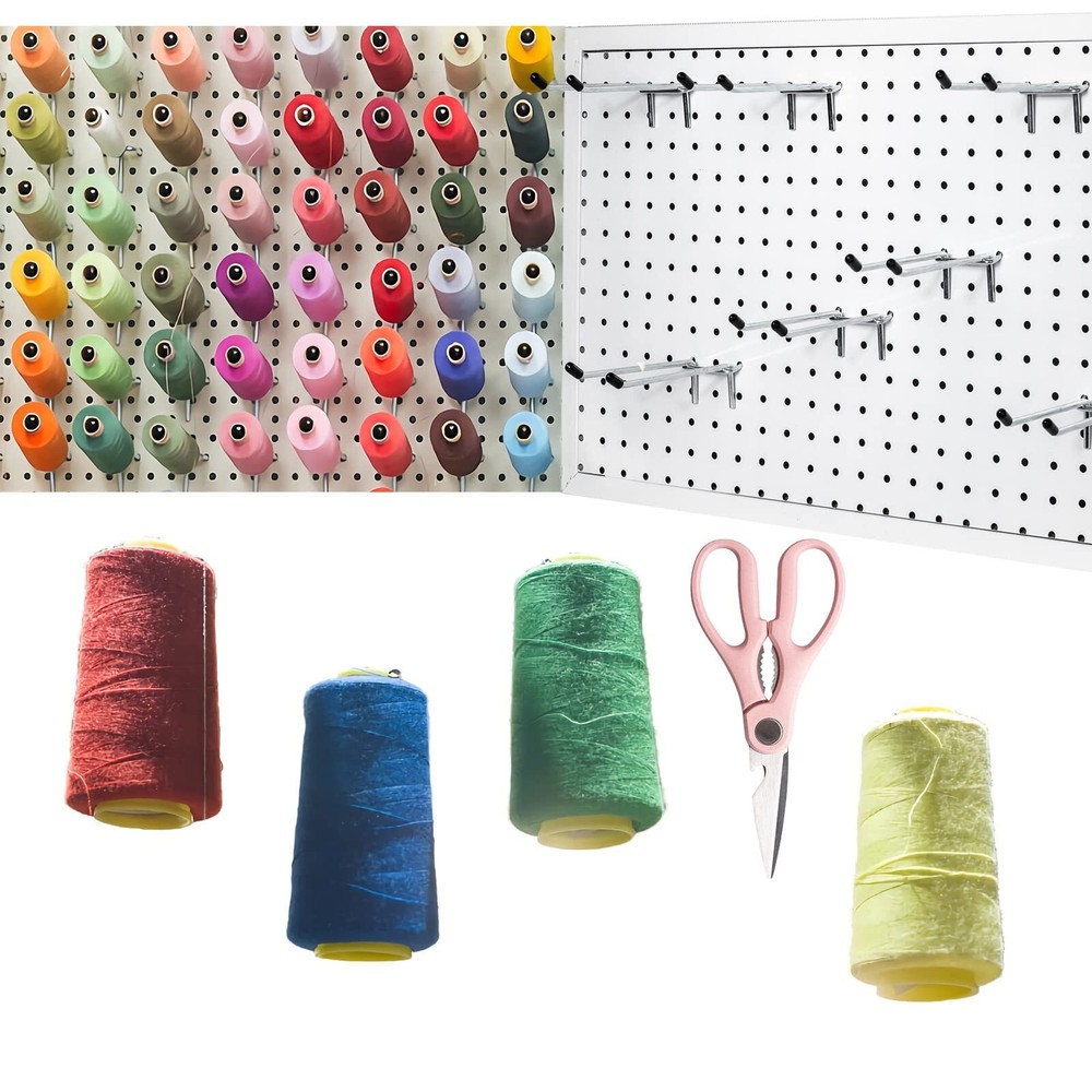 15 Pcs Peg Hooks for Pegboard 4 Inch Pegboard Hooks Pegboard Double Hooks Fit...