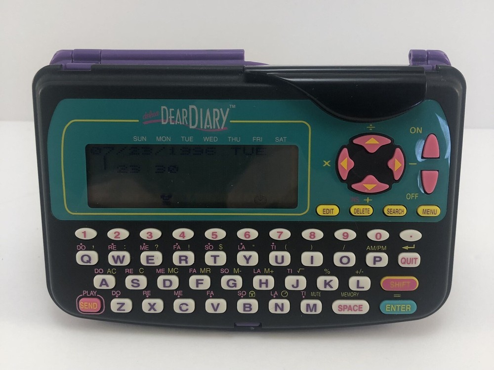 Deluxe Dear Diary 1995 Tiger Electronics