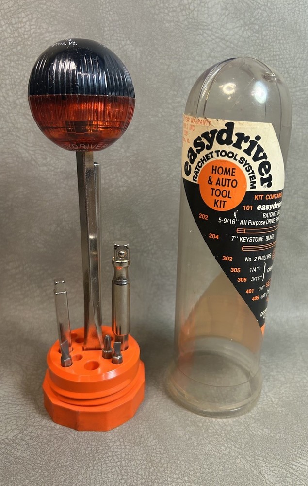 Vtg Creative Tools Inc. Easydriver Ratchet Tool System Ball Screwdriver