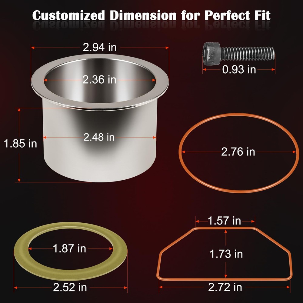 Air Compressor Cylinder Sleeve & Compression Ring Replacement Kit for Craftsman