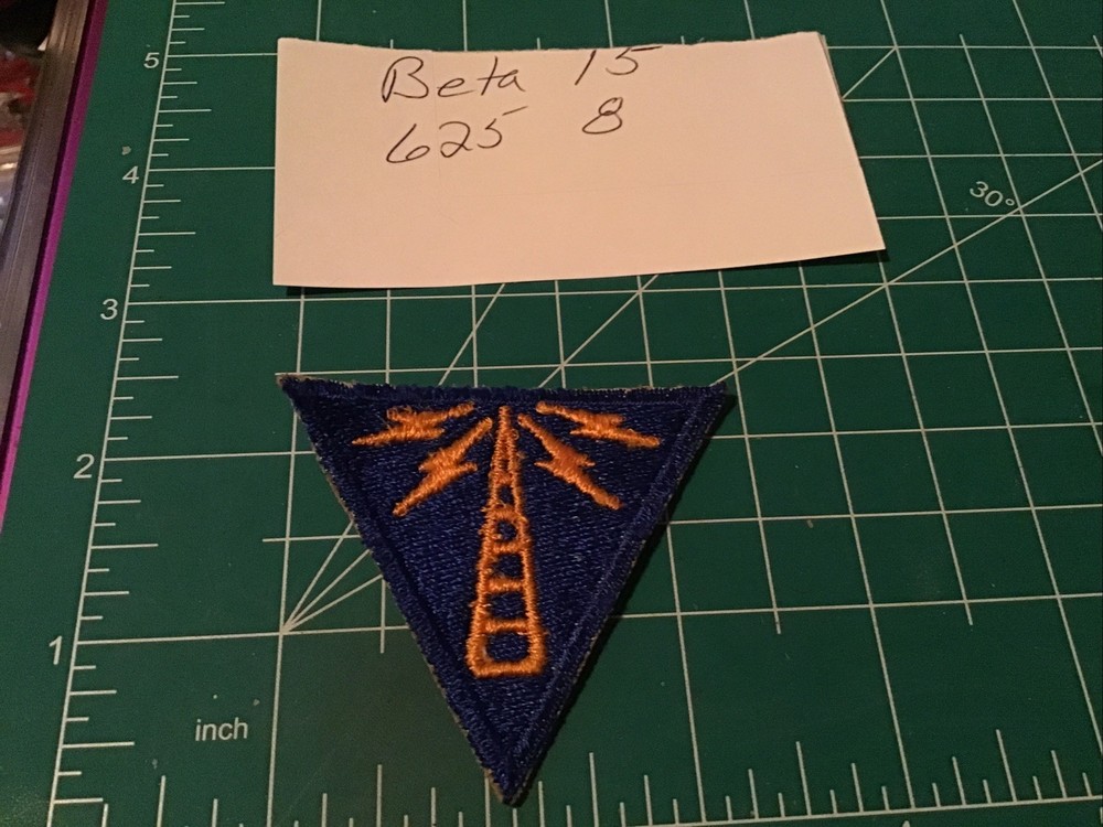 WW2 Air Force Communications Specialist Patch Snow Back