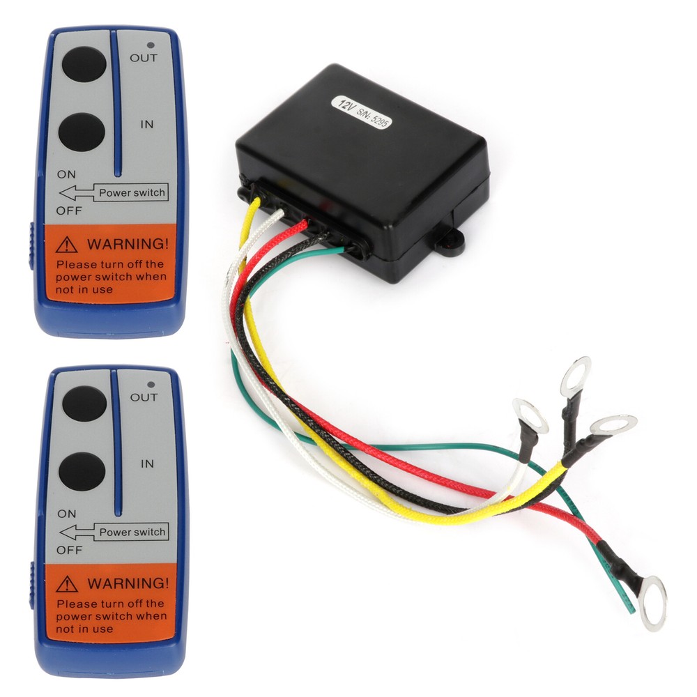 Wireless Winch Remote Control  Twin 150ft 12V