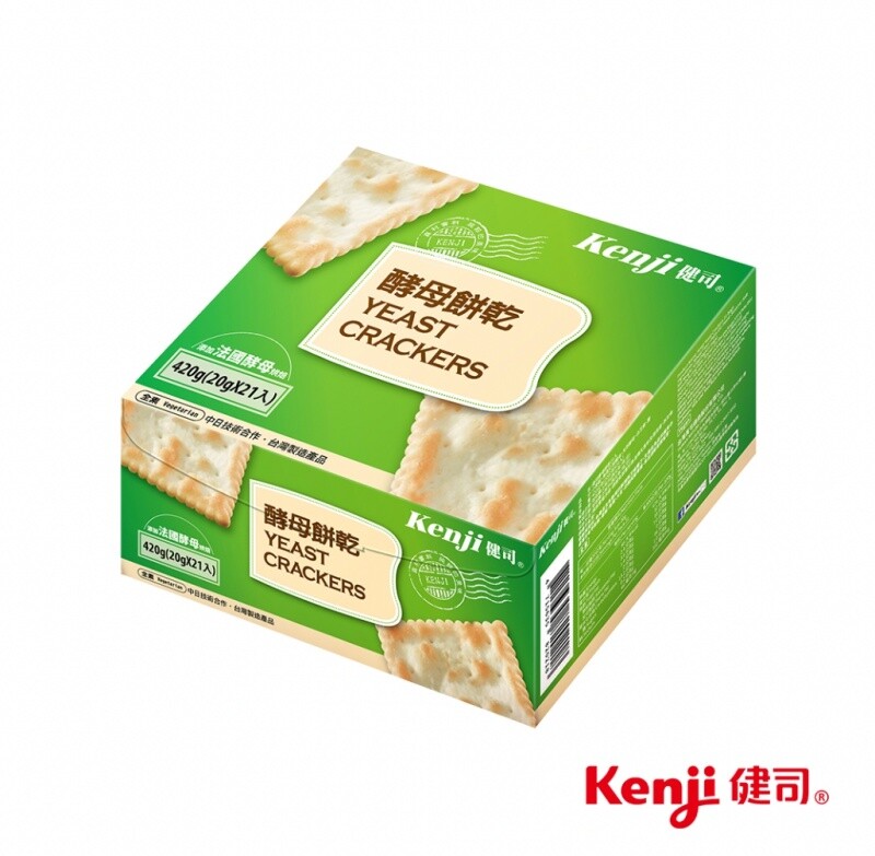 [Kenji] Yeast Cracker 20g x 21/ Pack (Vegetarian) 健司 酵母餅乾