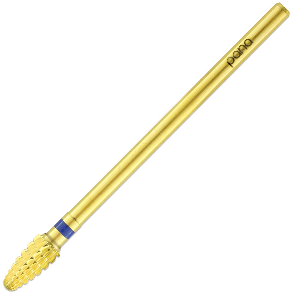 Professional Gold Mini Cone Safety Nail Carbide Drill Bit Medium Grit