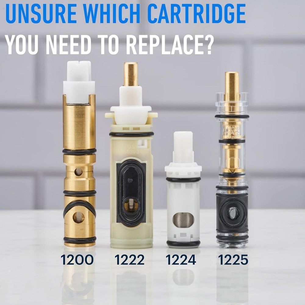 High Quality 2 Pack Faucet Cartridge Replacement For 1224 Two Handle