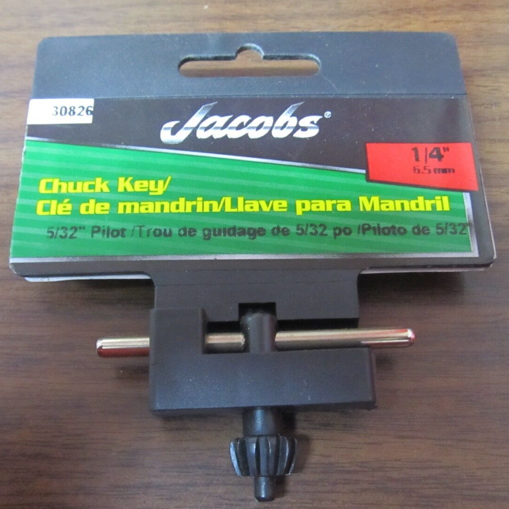 Jacobs Chuck Key 1/4" # MFG. # 30826 NEW