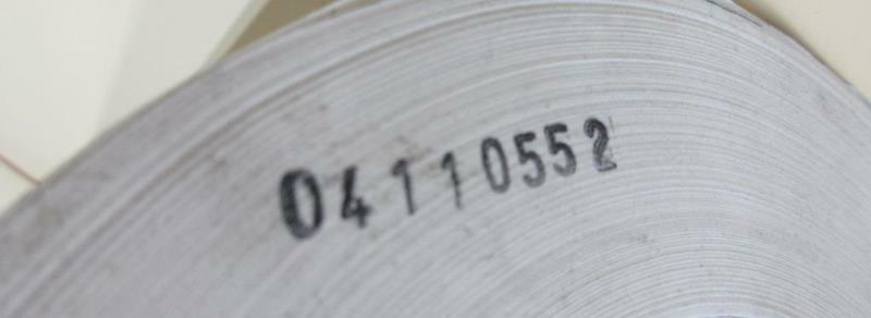 WHITE PAPER, 1 ROLL, 04110552, 36" WIDE X 200', 6.5" OAD, 3" CORE SIZE