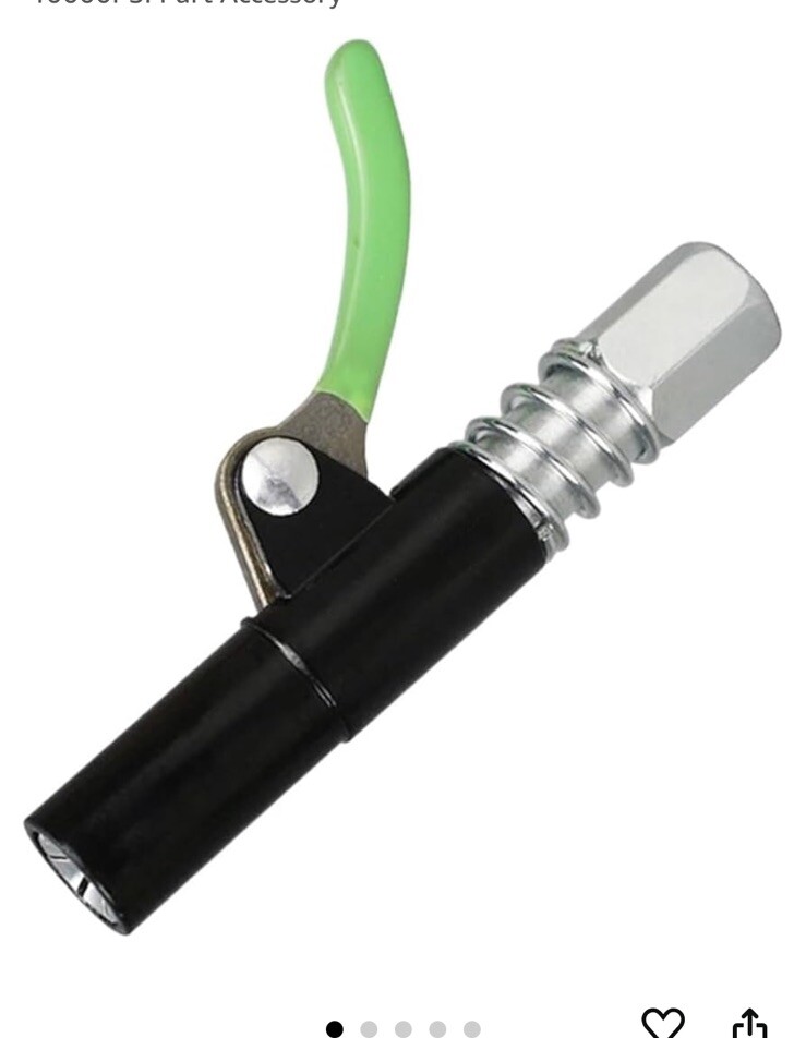 Fixed Jaw Grease Gun Coupler Quick Release