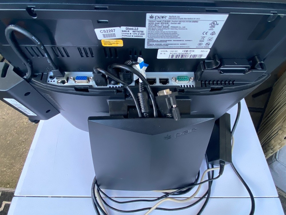 EVERSERV 600 POS SYSTEM - PAR BRINKS & BIXOLON RECEIPT PRINTER & LABEL PRINTER