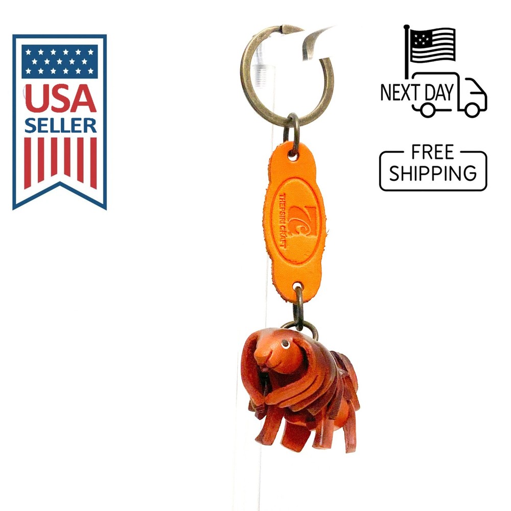 SHIH TZU Handmade Leather Keyring