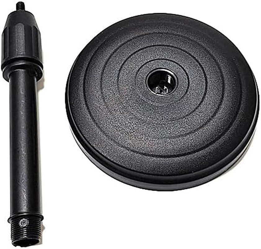 Thtrht Desktop Microphone Stand Replacement Weighted Metal Adjustable Table Mic