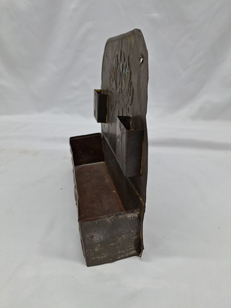 Vintage Large Tin Match Safe