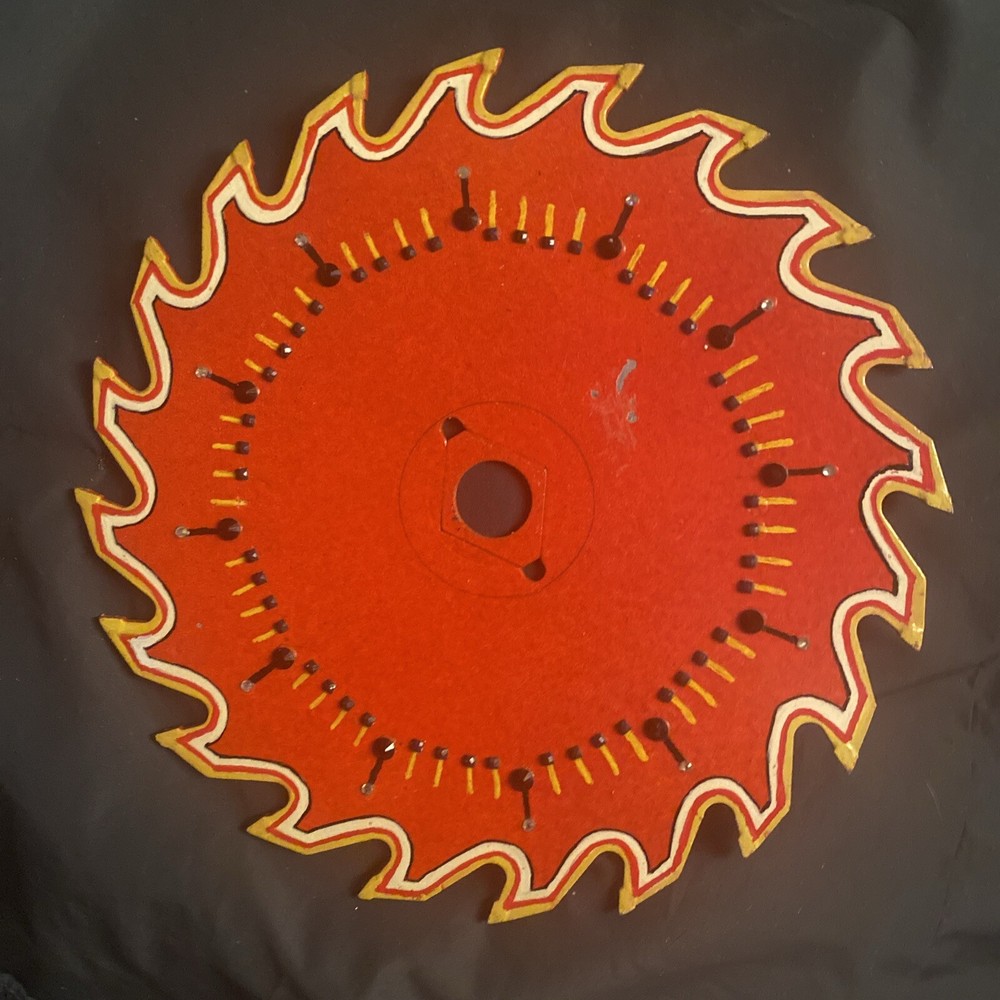 Saw Blade Wall Art -Hand Painted