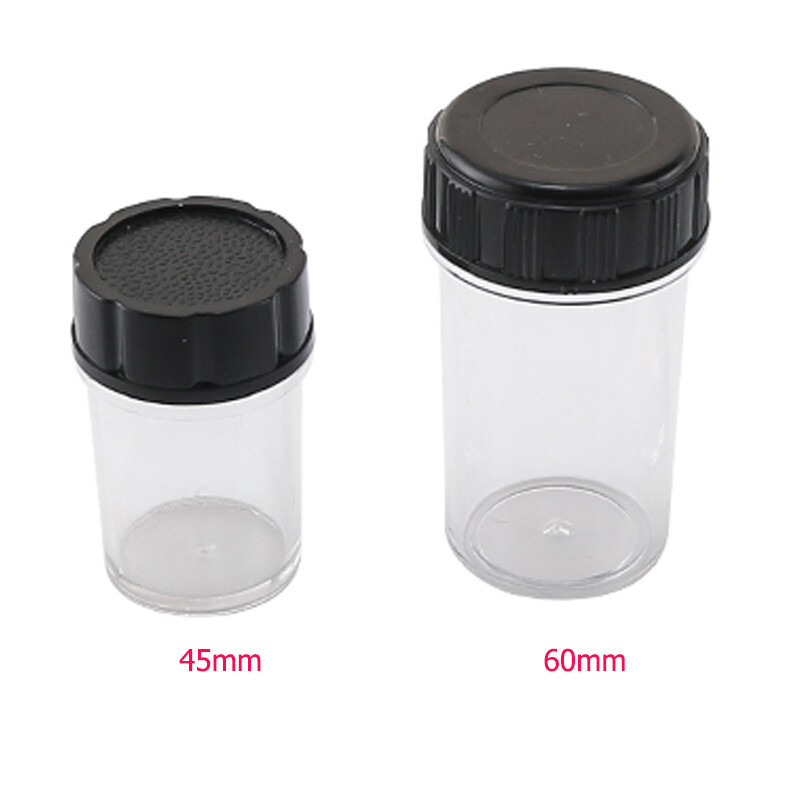 185/195mm Microscope Objective Lens Plastic Box Protective Case RMS Thread 5PCS