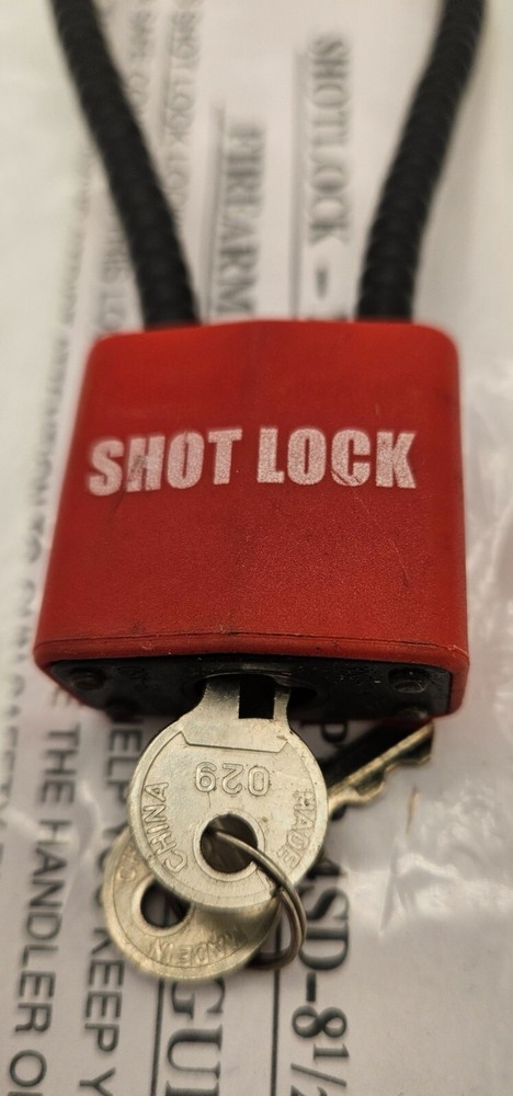 3 Cable Gun Locks w/Keys H&K Shot Lock