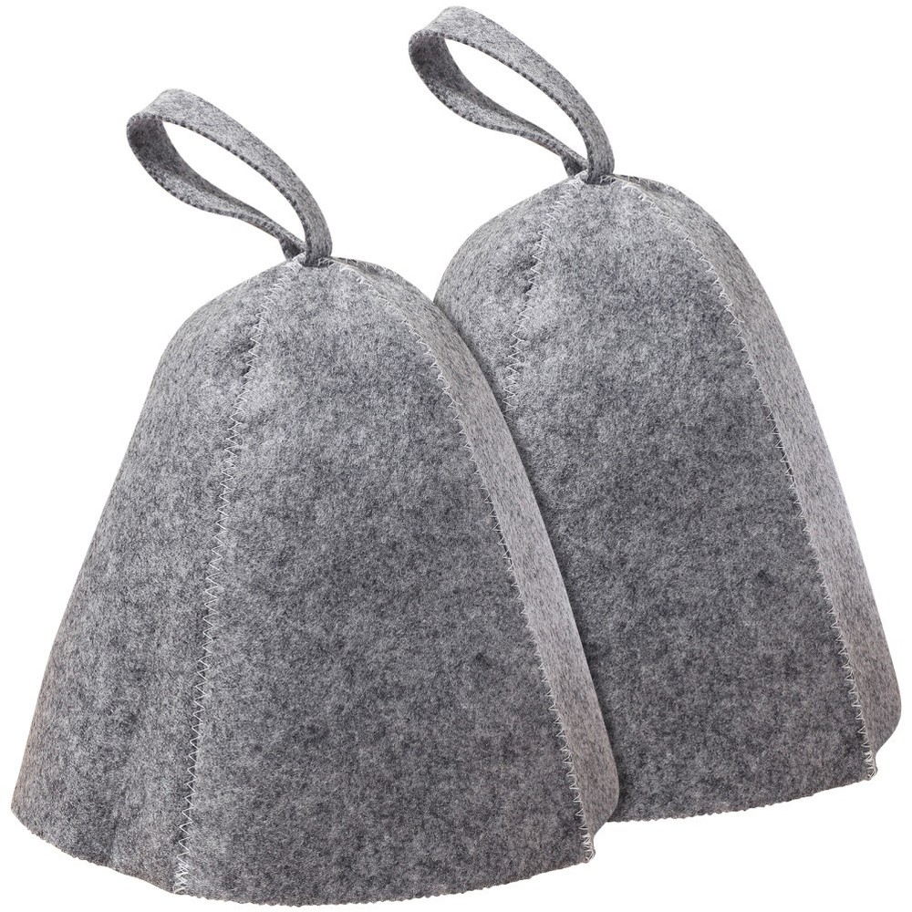 2pcs Reusable Sauna Hat Daily Use Sauna Cap Decorative Comfortable Shower Hat