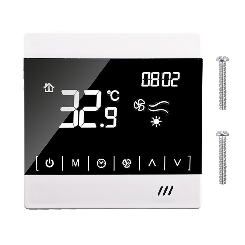 Reliable and easy to use fan coil thermostat for central fresh air system