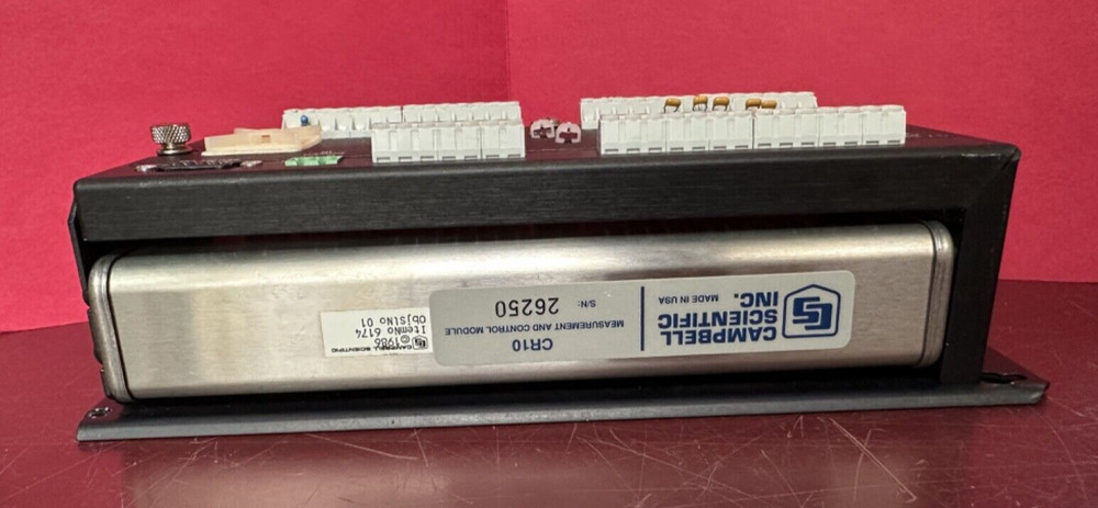 AS IS UNTESTED Campbell Scientific CR10 Measurement/Control Module +Wiring Panel