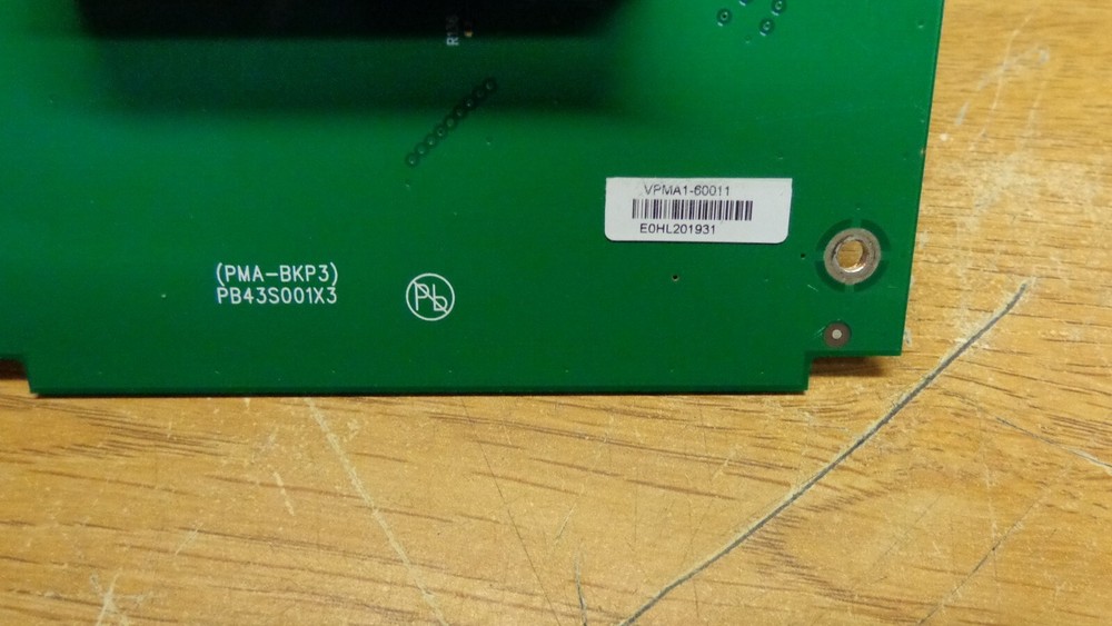 QUANTUM SCALAR I40/I80 VPMA1-60011 Backplane