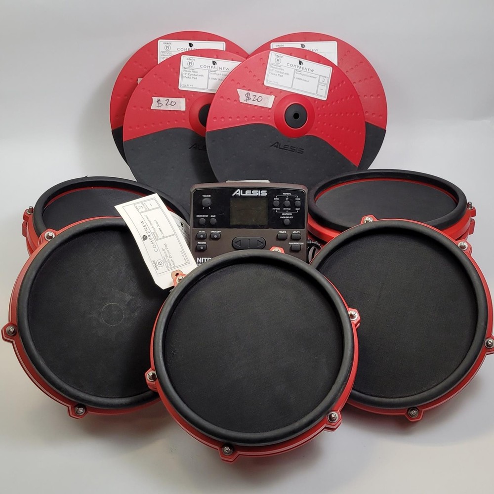 ALESIS DM7X Nitro Drum Module + Mixed Mesh Drums Set | Grade B