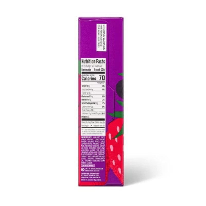 Organic Mixed Berry Fruit Snacks - 20ct