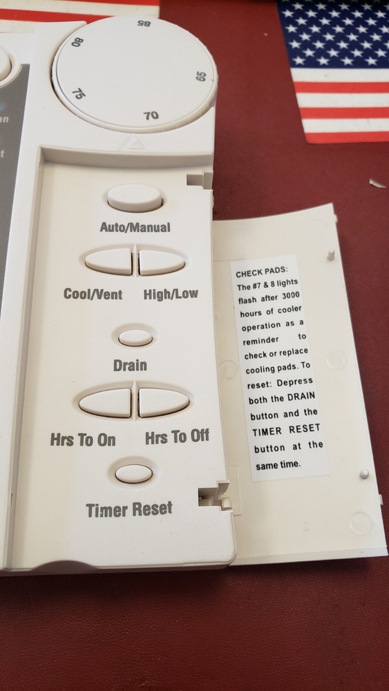 NEW Mastercool AdobeAir Contractor Series Thermostat for Evap COOLER P225201A