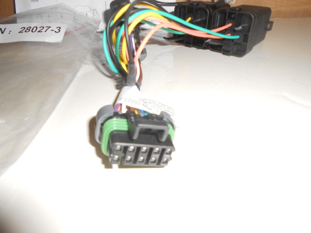 OEM Western SnowEx Inline Low Beam Disable Module Plug In Adapter 28027-3 NEW