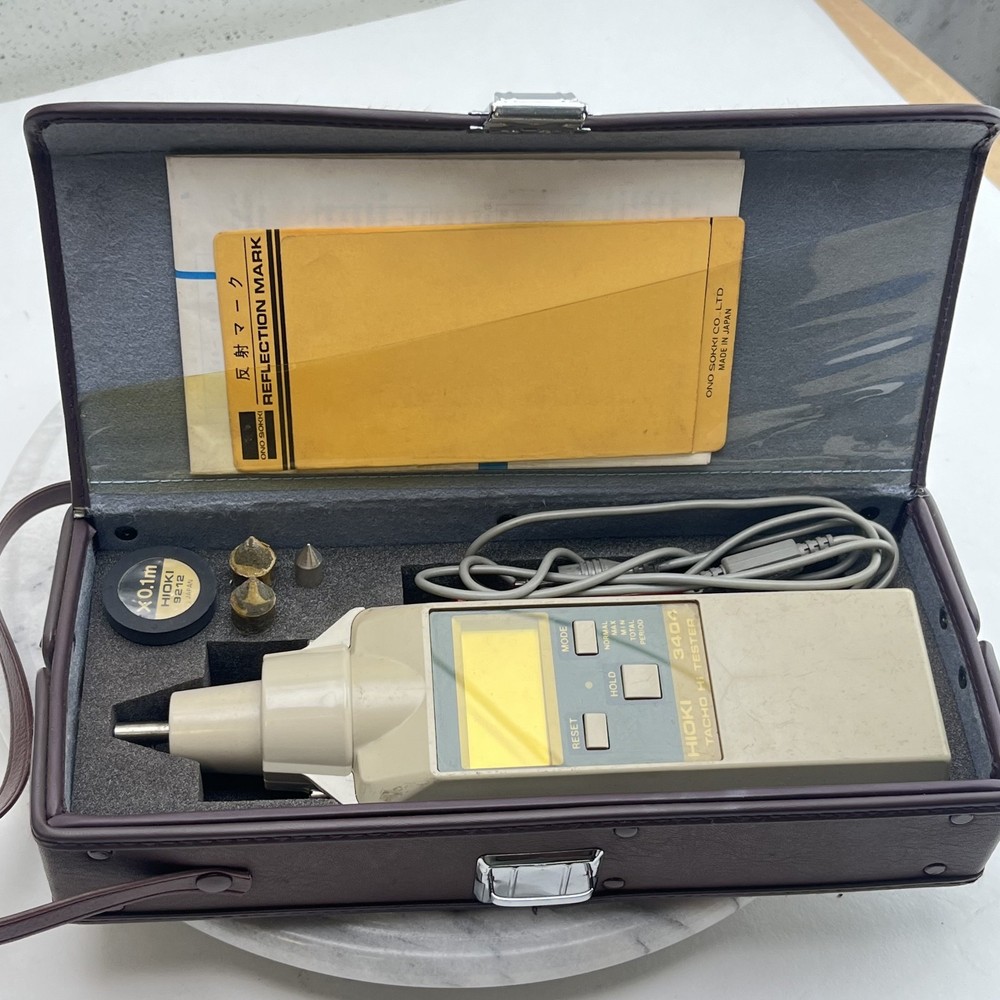 Hioki 3404 Speedometer HiTester - Digital Tachometer