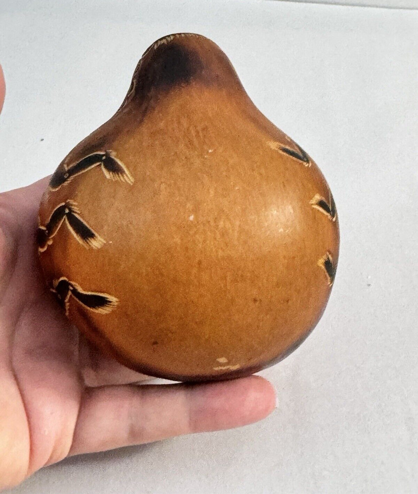 Hand Painted Peruvian Gourd Bee/Bug/insect