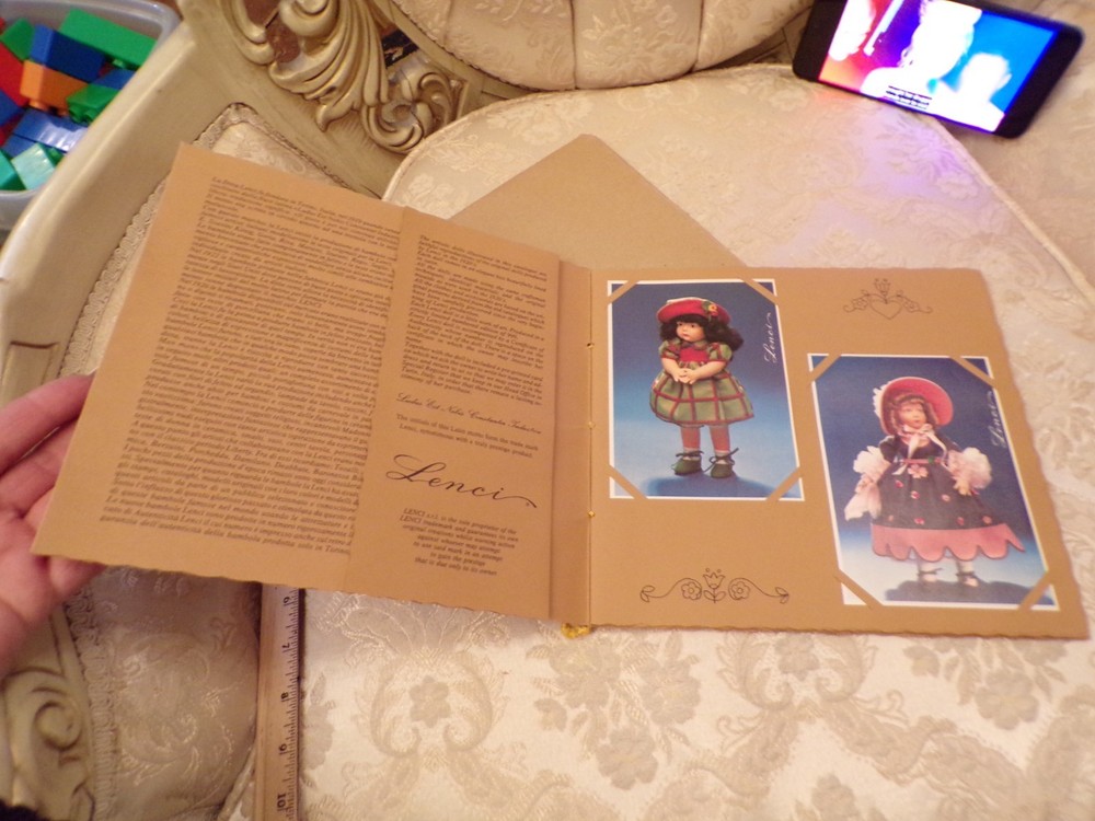 VTG Catalog Book Lenci Dolls