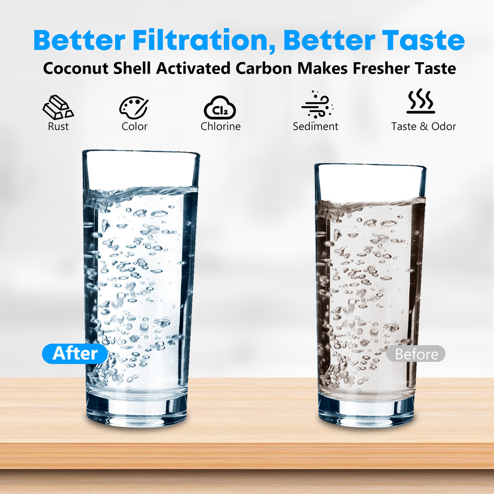 4Pack GE MSWF Replacement Refrigerator Water Filter