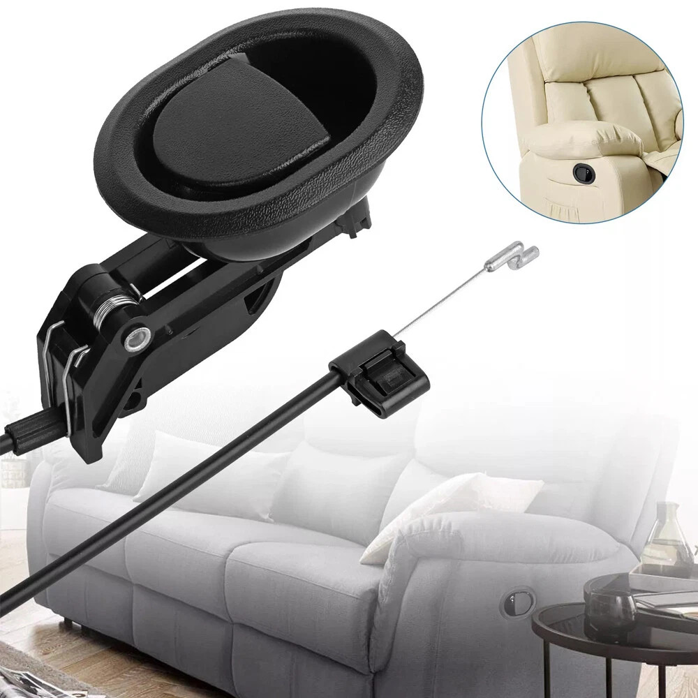 Universal Recliner Replacement Pull Handle Chair Sofa Couch Release Lever +Cable